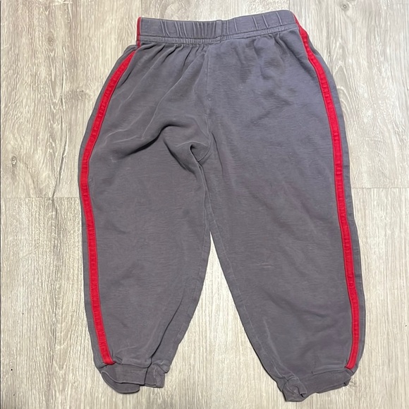 Gray Kids Joggers with Red Stripes - Picture 1 of 1